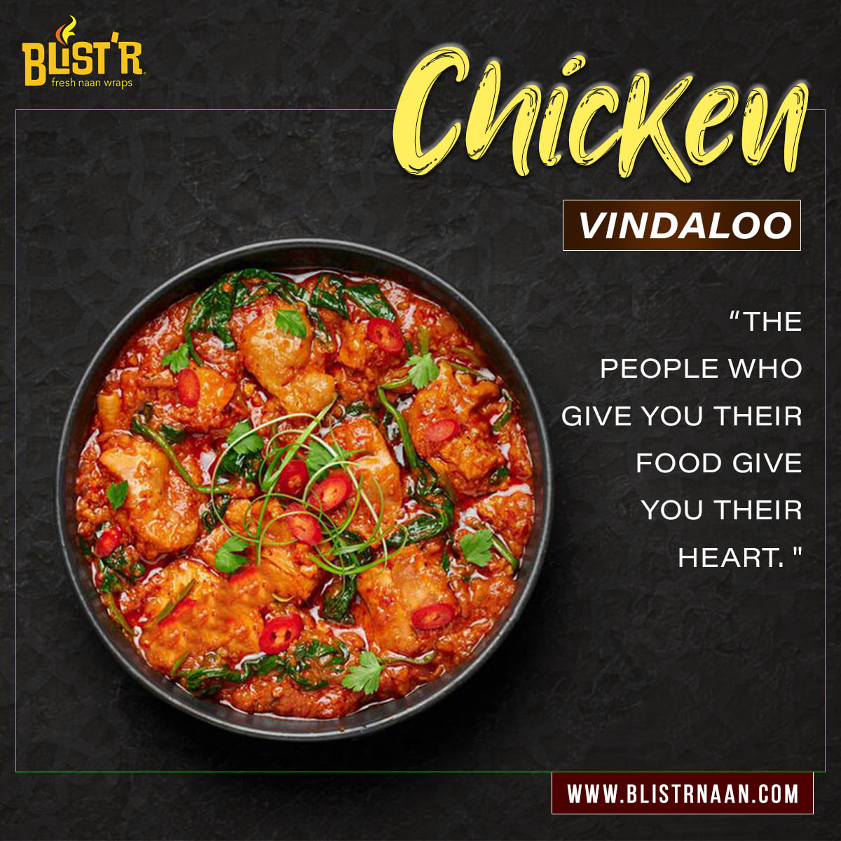 Try Our Delicious Spicy Chicken Vindaloo